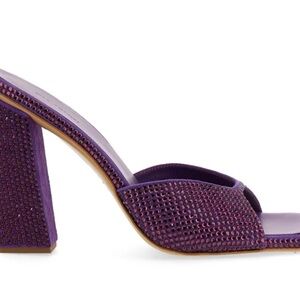 Gia Borghini Purple Embellished Heels